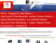 Tablet Screenshot of fingerprintdubai.com